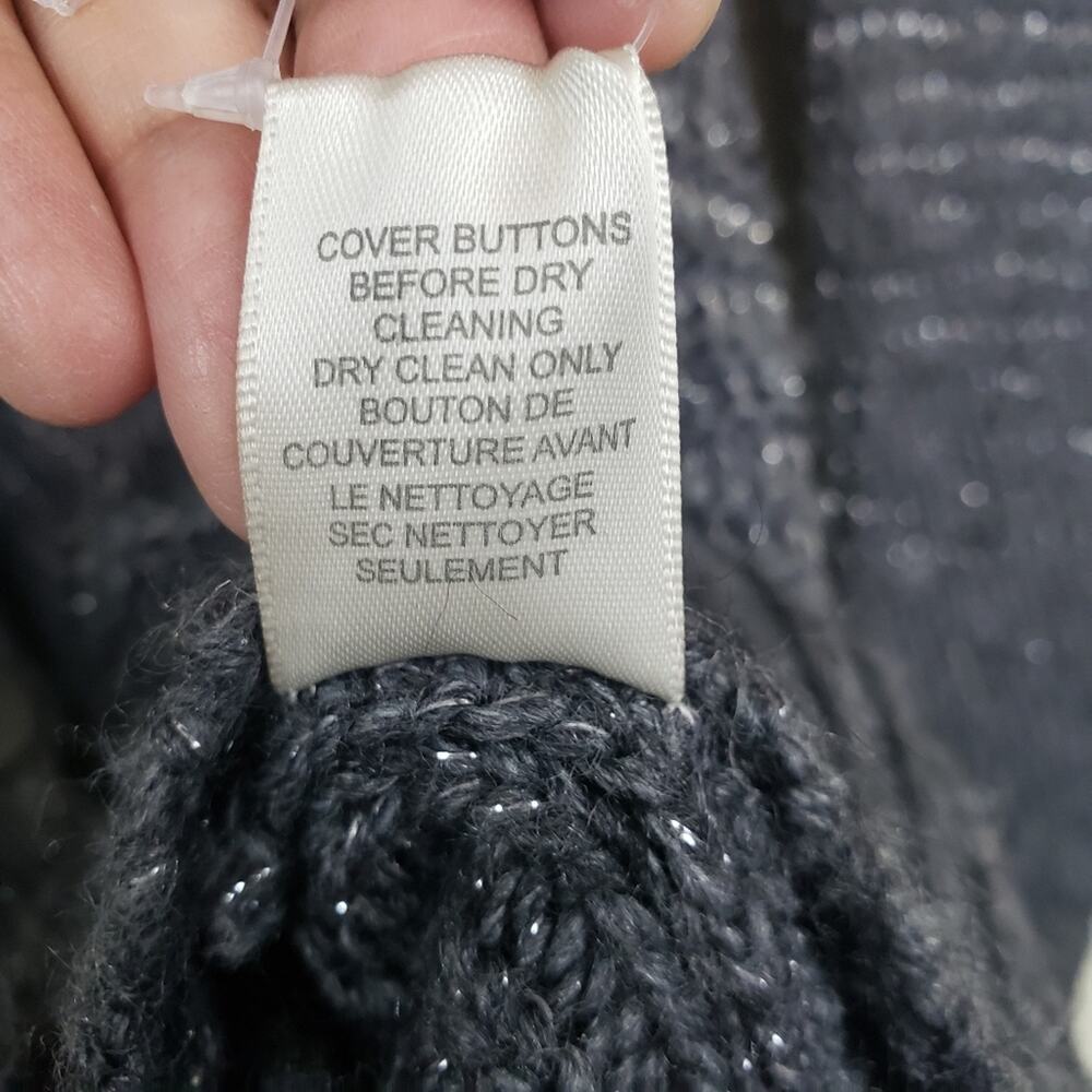 Rebecca Taylor | Metallic Belted Sweater Cardigan - Picture 4 of 7